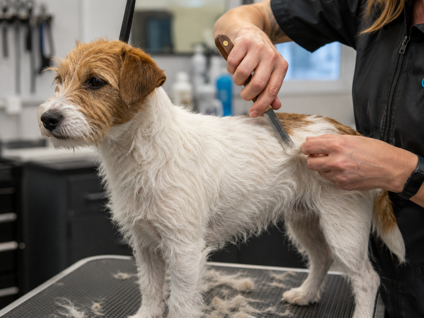Stripping professionale per cani
